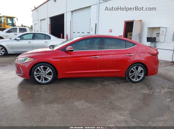 5NPD84LF4HH031218 2017 HYUNDAI ELANTRA Red 