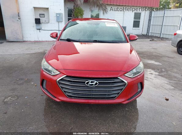 5NPD84LF4HH031218 2017 HYUNDAI ELANTRA Red 