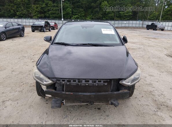 5NPD84LF4HH042364 2017 HYUNDAI ELANTRA Black Vista del cuadro de instrumentos
