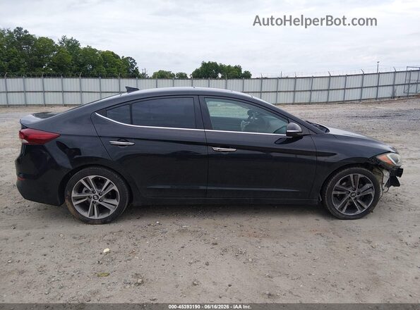 5NPD84LF4HH042364 2017 HYUNDAI ELANTRA Black Vista interior trasera