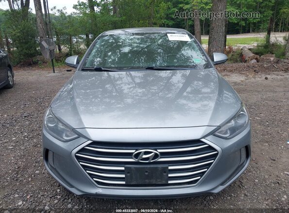5NPD84LF4HH057740 2017 HYUNDAI ELANTRA Gray ხელსაწყოთა პანელის ხედი