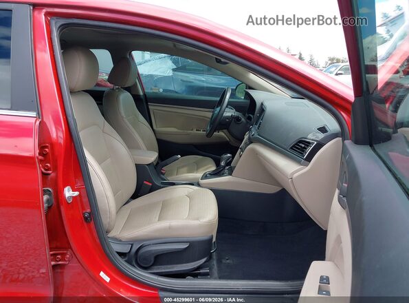 5NPD84LF4HH083397 2017 HYUNDAI ELANTRA Красный 