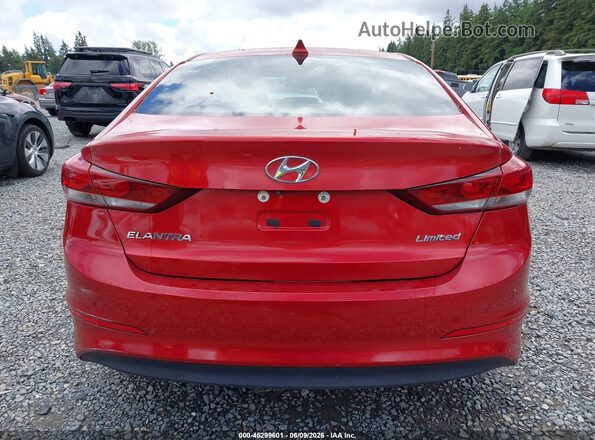 5NPD84LF4HH083397 2017 HYUNDAI ELANTRA Красный 