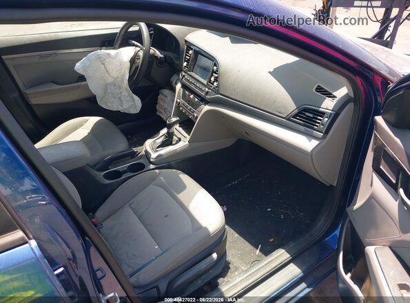 5NPD84LF4HH098613 2017 HYUNDAI ELANTRA Blue Vista interior delantera
