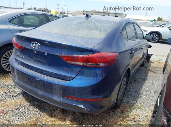 5NPD84LF4HH098613 2017 HYUNDAI ELANTRA Blue Trasero derecho