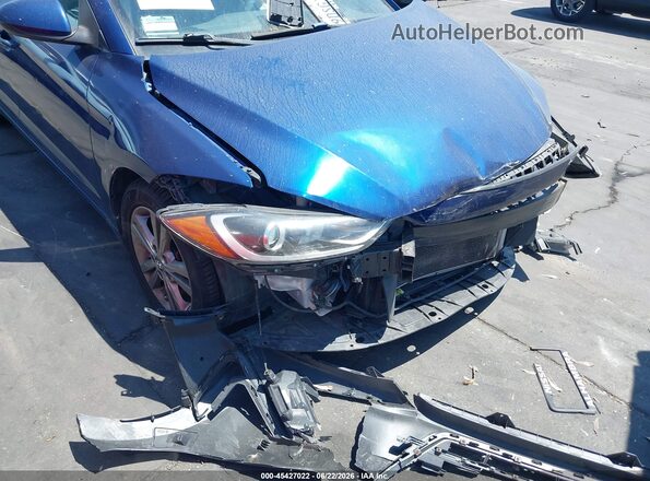 5NPD84LF4HH098613 2017 HYUNDAI ELANTRA Blue Vista del cuadro de instrumentos