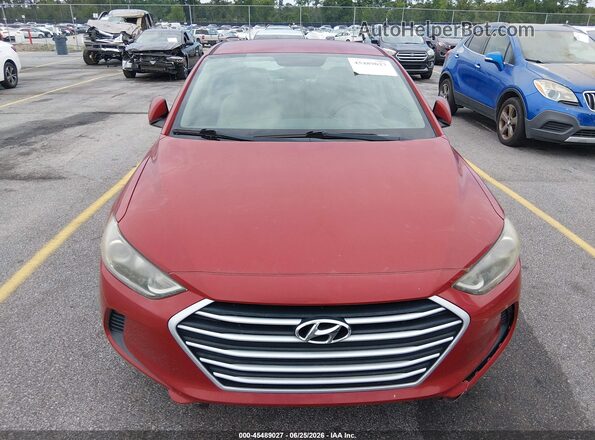 5NPD84LF4HH123137 2017 HYUNDAI ELANTRA Red Widok z przodu