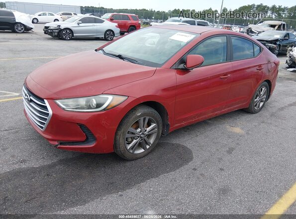 5NPD84LF4HH123137 2017 HYUNDAI ELANTRA Red Przód lewy
