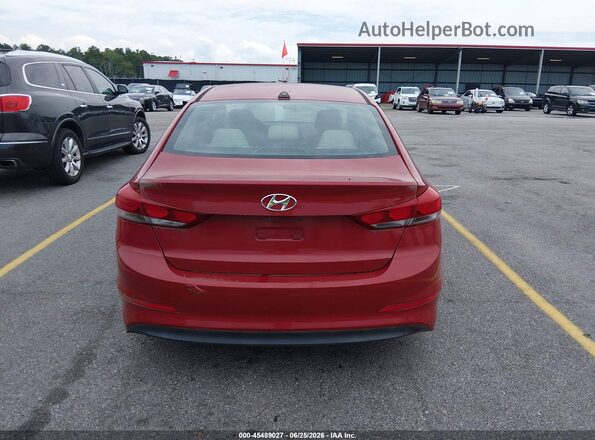 5NPD84LF4HH123137 2017 HYUNDAI ELANTRA Red 