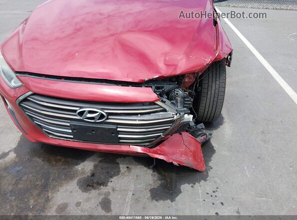 5NPD84LF4HH133084 2017 HYUNDAI ELANTRA Red Widok z przodu