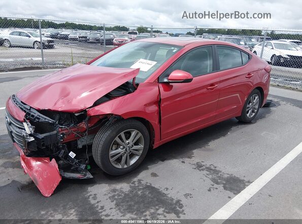 5NPD84LF4HH133084 2017 HYUNDAI ELANTRA Red Przód lewy