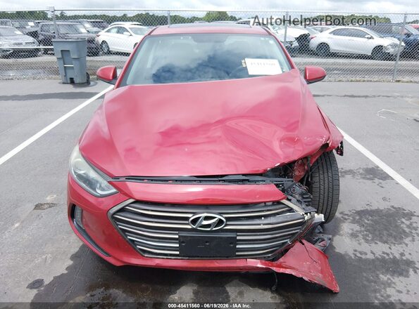 5NPD84LF4HH133084 2017 HYUNDAI ELANTRA Red Widok zestawu wskaźników