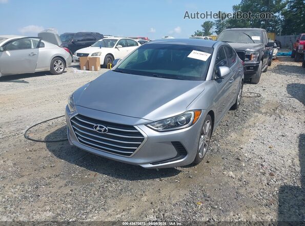 5NPD84LF4HH150256 2017 HYUNDAI ELANTRA Gray Առջևի ձախ երեք քառորդ տեսարան
