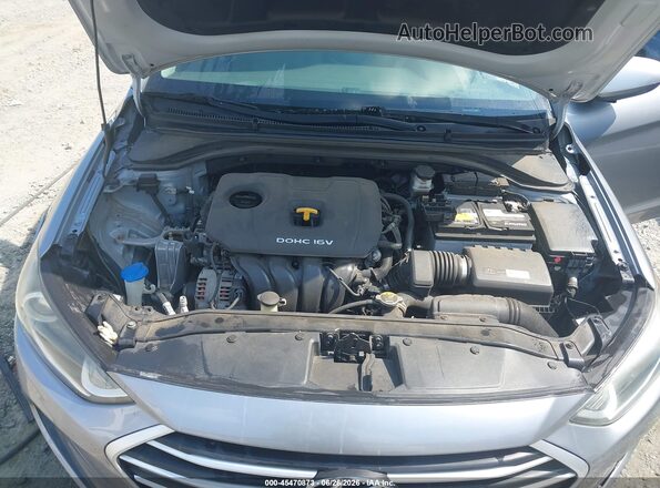 5NPD84LF4HH150256 2017 HYUNDAI ELANTRA Gray Հետևի տեսք