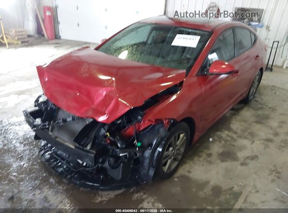 5NPD84LF4HH173858 2017 HYUNDAI ELANTRA Red Передня ліва чверть