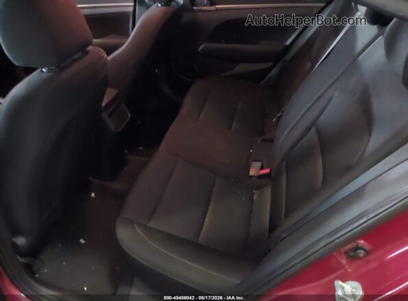5NPD84LF4HH173858 2017 HYUNDAI ELANTRA Red Вид наклейки з VIN-кодом