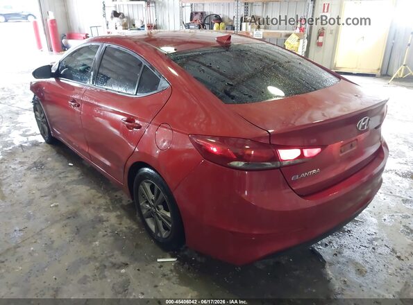 5NPD84LF4HH173858 2017 HYUNDAI ELANTRA Red Задня ліва чверть