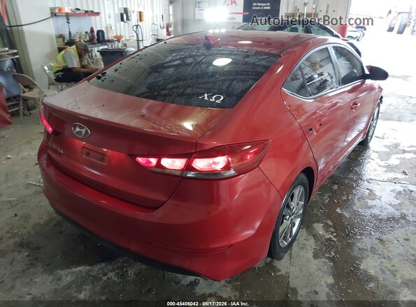 5NPD84LF4HH173858 2017 HYUNDAI ELANTRA Red Задня права чверть