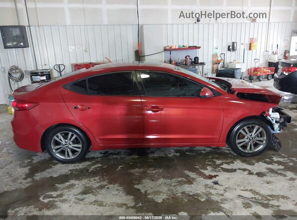 5NPD84LF4HH173858 2017 HYUNDAI ELANTRA Red Панорамний вид салону 360°