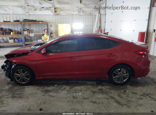 5NPD84LF4HH173858 2017 HYUNDAI ELANTRA Red 