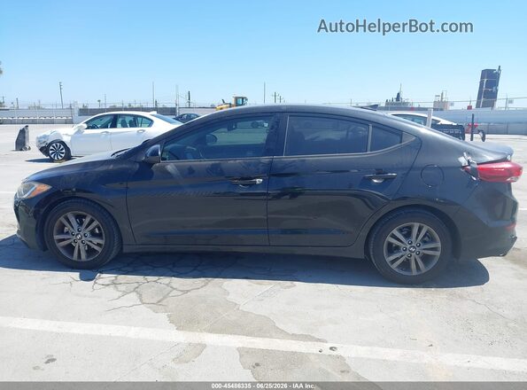 5NPD84LF4JH214821 2018 HYUNDAI ELANTRA Black Панорамний вид салону 360°
