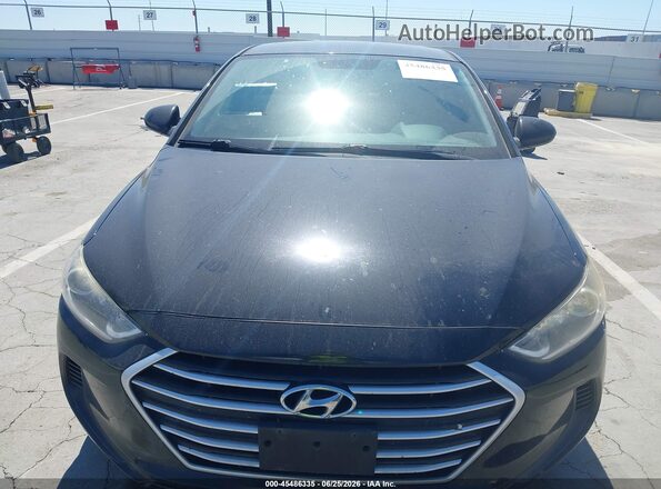 5NPD84LF4JH214821 2018 HYUNDAI ELANTRA Black Вид щитка приладів