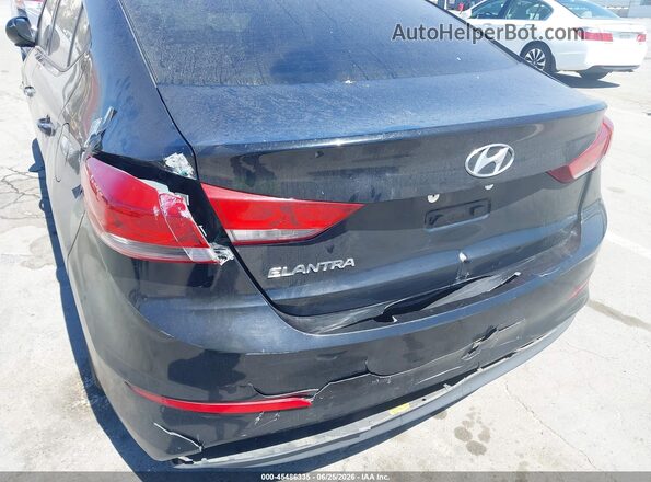 5NPD84LF4JH214821 2018 HYUNDAI ELANTRA Black Вид спереду