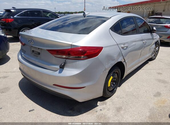 5NPD84LF4JH223230 2018 HYUNDAI ELANTRA Серебряный Задняя правая четверть