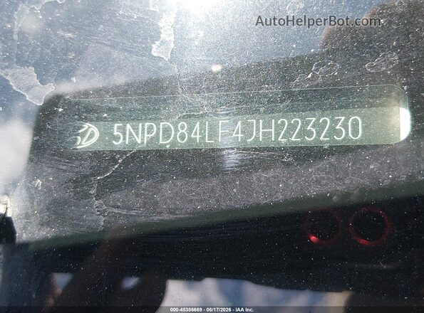 5NPD84LF4JH223230 2018 HYUNDAI ELANTRA Серебряный Вид подкапотного пространства