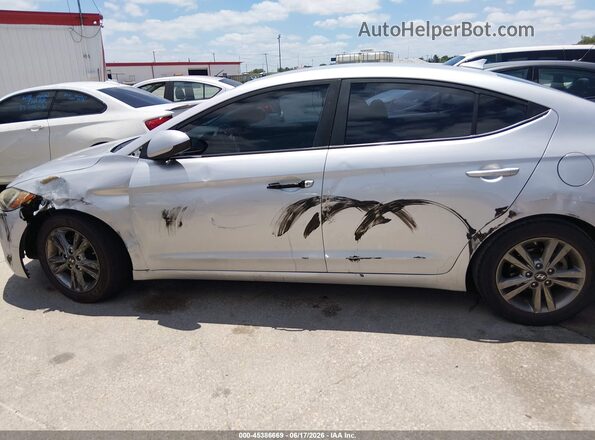 5NPD84LF4JH223230 2018 HYUNDAI ELANTRA Серебряный Панорамный вид салона 360°