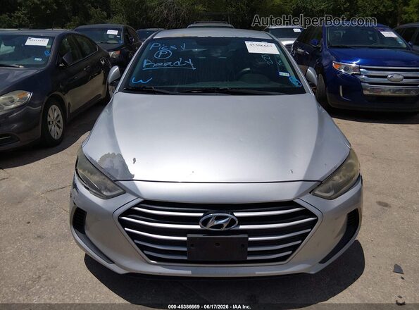 5NPD84LF4JH223230 2018 HYUNDAI ELANTRA Серебряный Вид щитка приборов