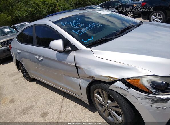 5NPD84LF4JH223230 2018 HYUNDAI ELANTRA Серебряный 