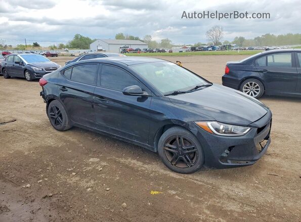 5NPD84LF4JH231005 2018 HYUNDAI ELANTRA Black Delantero derecho