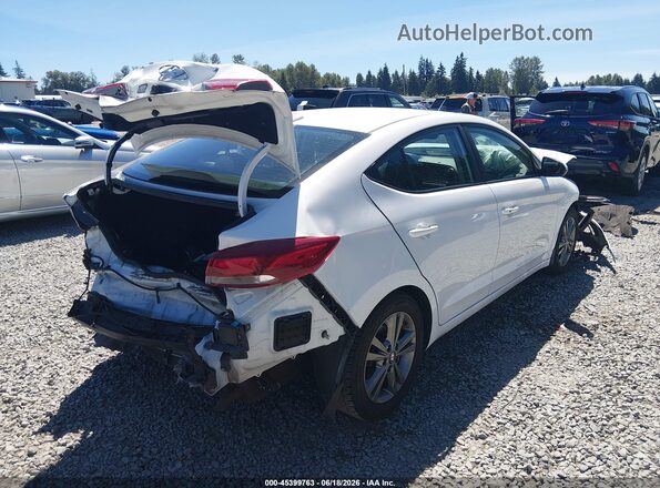 5NPD84LF4JH242358 2018 HYUNDAI ELANTRA White Trasero derecho