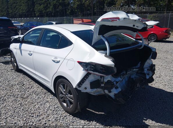 5NPD84LF4JH242358 2018 HYUNDAI ELANTRA White Trasero izquierdo