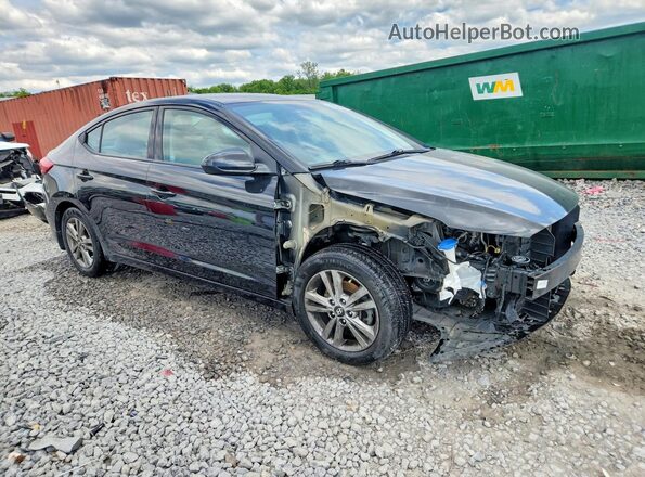 5NPD84LF4JH259743 2018 HYUNDAI ELANTRA Black Delantero derecho