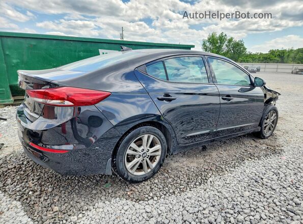 5NPD84LF4JH259743 2018 HYUNDAI ELANTRA Black Trasero derecho