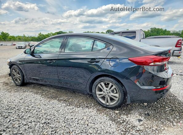 5NPD84LF4JH259743 2018 HYUNDAI ELANTRA Black Trasero izquierdo