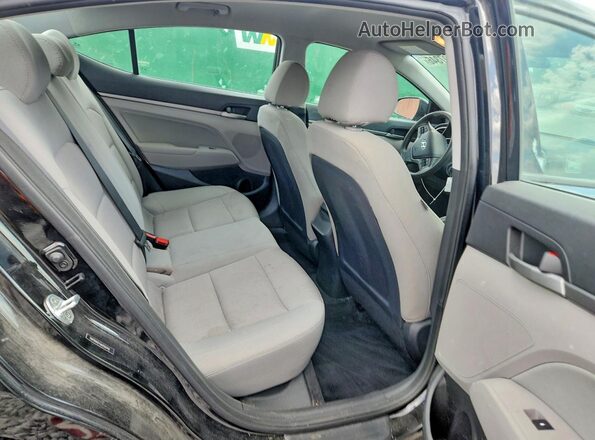 5NPD84LF4JH259743 2018 HYUNDAI ELANTRA Black Vista de los asientos traseros