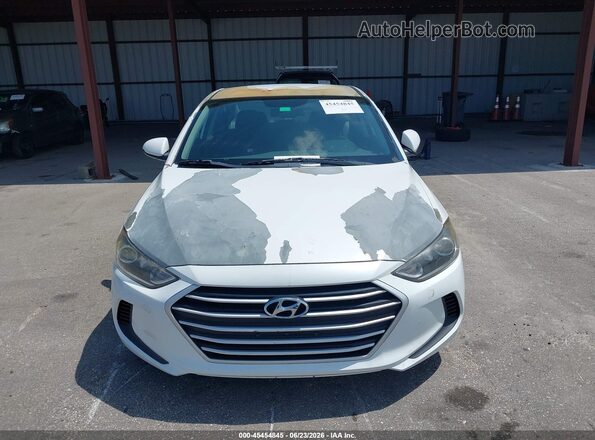 5NPD84LF4JH269477 2018 HYUNDAI ELANTRA White Front view