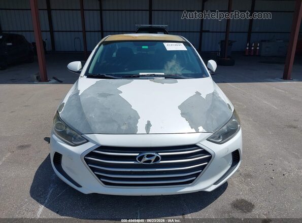 5NPD84LF4JH269477 2018 HYUNDAI ELANTRA White Instrument cluster view