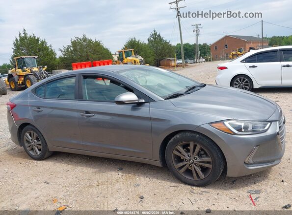 5NPD84LF4JH276560 2018 HYUNDAI ELANTRA Gray Вид щитка приладів