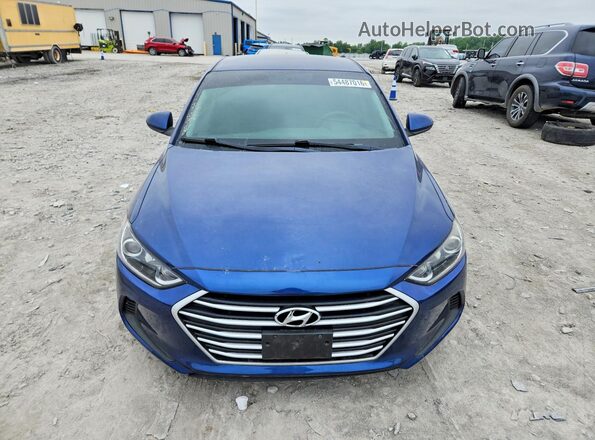 5NPD84LF4JH280415 2018 HYUNDAI ELANTRA Синий Вид спереди