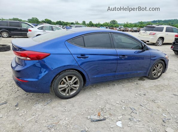 5NPD84LF4JH280415 2018 HYUNDAI ELANTRA Синий Задняя правая четверть