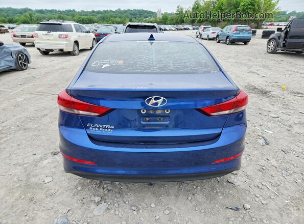 5NPD84LF4JH280415 2018 HYUNDAI ELANTRA Синий Вид сзади