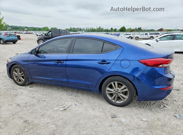 5NPD84LF4JH280415 2018 HYUNDAI ELANTRA Синий Задняя левая четверть