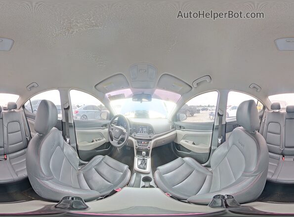 5NPD84LF4JH280415 2018 HYUNDAI ELANTRA Синий Вид наклейки с VIN-кодом