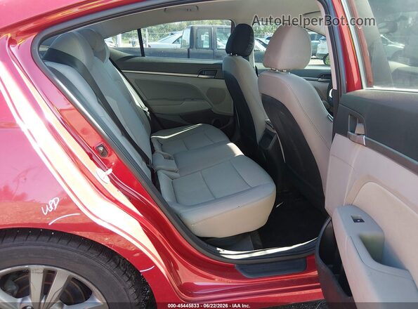 5NPD84LF4JH292922 2018 HYUNDAI ELANTRA Red VIN կոդի պիտակի տեսք