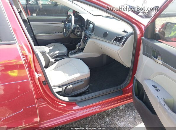 5NPD84LF4JH292922 2018 HYUNDAI ELANTRA Red Սալոնի դիմացի տեսք