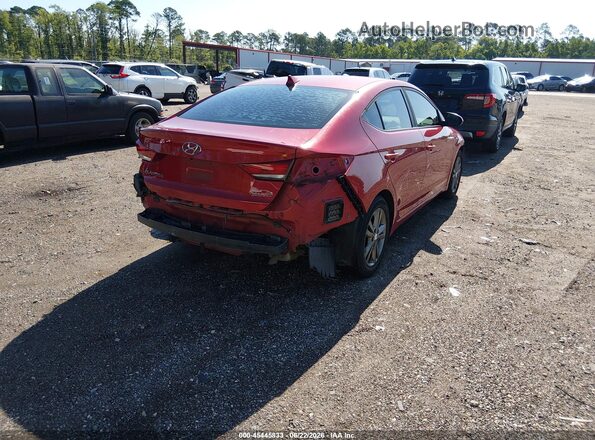 5NPD84LF4JH292922 2018 HYUNDAI ELANTRA Red Հետևի աջ